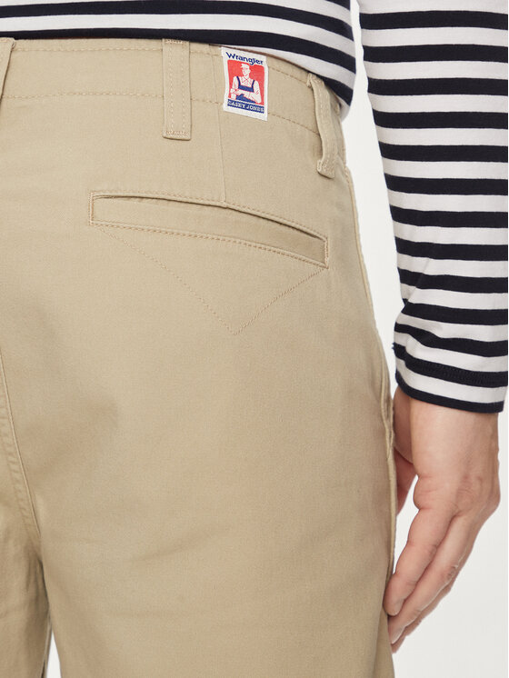 Wrangler Wrangler Pantalon scurți din material Casey 112350679 Bej Regular Fit