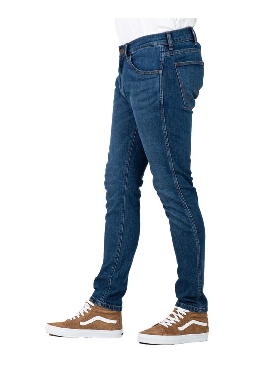 Wrangler Wrangler Jeansy W14XAG851 Niebieski Skinny Fit