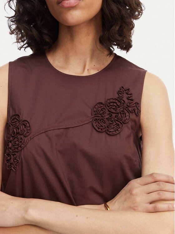 Marella Marella Ежедневна рокля Barca 2613221302 Кафяв Regular Fit