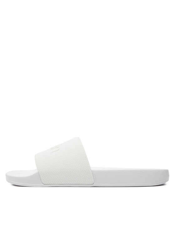 Calvin Klein Calvin Klein Şlapi Pool Slide Rubber HM0HM00636 Alb