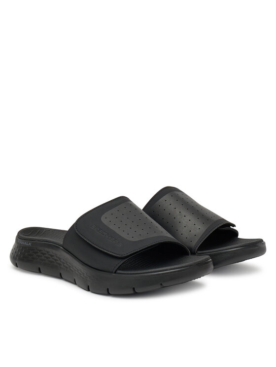 Skechers Skechers Παντόφλες Go Walk Flex Sandal-Sandbar 229204/BBK Μαύρο