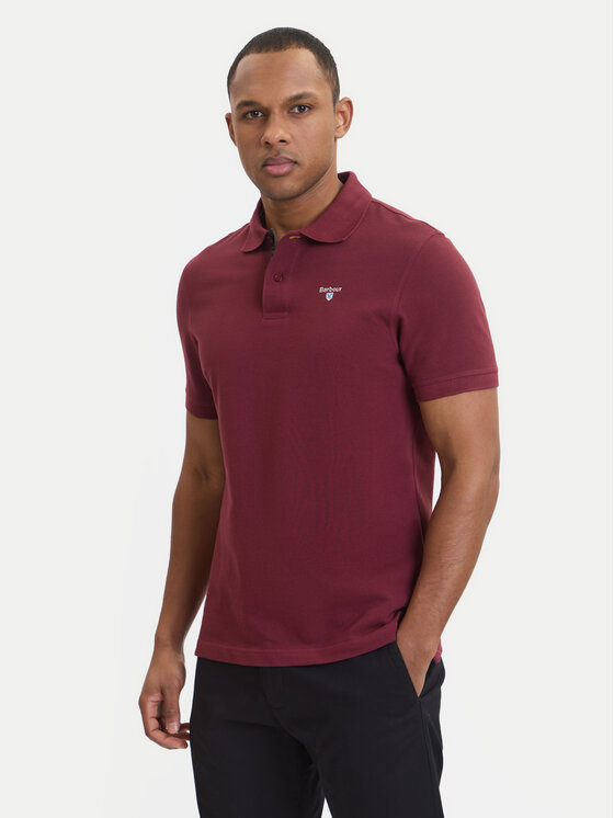 Barbour Barbour Pólóing Tartan MML0012RE53 Bordó Tailored Fit