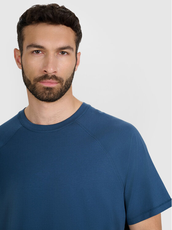 4F 4F T-Shirt EASY WEAR Turkusowy Oversize