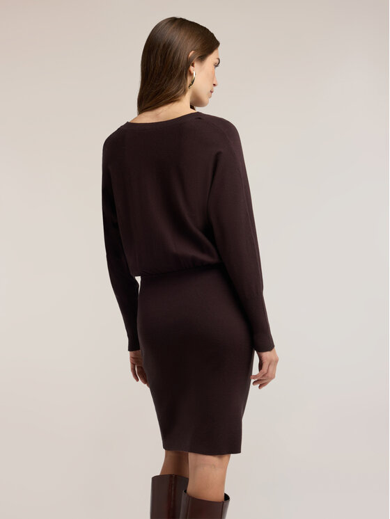 Motivi Motivi Sukienka koktajlowa 760DW001616N022 Brązowy Regular Fit