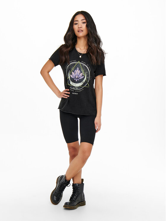 ONLY ONLY T-Shirt 15215721 Μαύρο Regular Fit