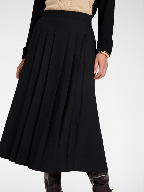 Elena Mirò Elena Mirò Gonna midi 1006P000103N033 Nero Flared Fit