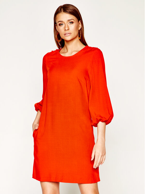 Vestito da giorno A436VU Arancione Regular Fit