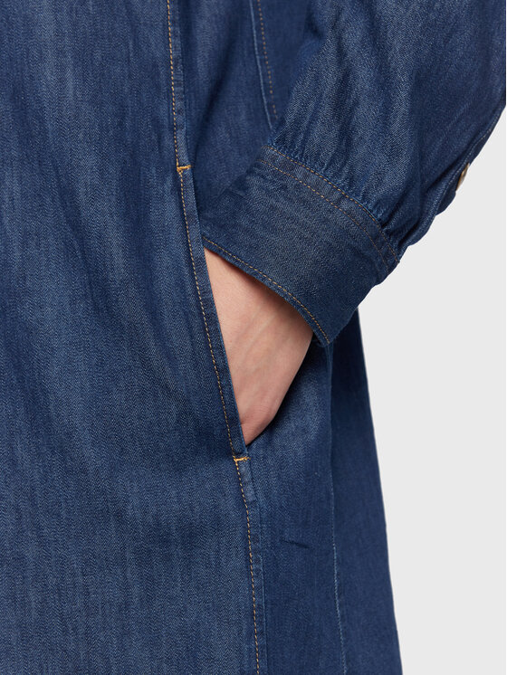 Lee Lee Sukienka koszulowa L50DCLDK 112321265 112321265 Granatowy Regular Fit