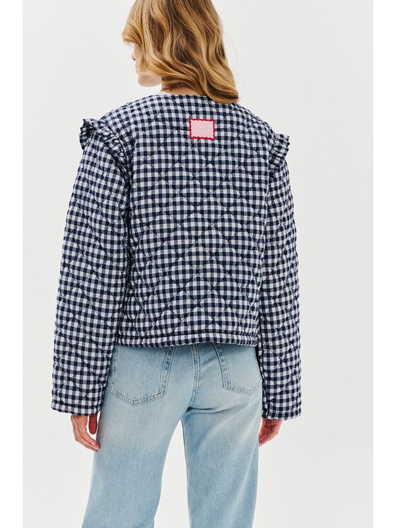 NAOKO NAOKO Bunda pro přechodné období Indigo Charm Černá Regular Fit