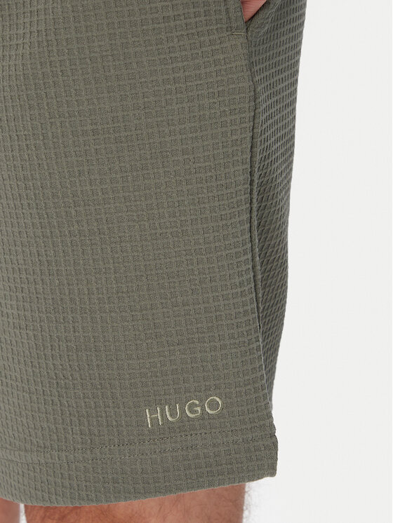 HUGO HUGO Szorty sportowe Austin 50532023 Zielony ciemny Regular Fit