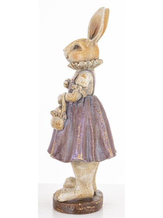 MIAhome MIAhome Figurka króliczka AMELIA z torebką Kolorowy