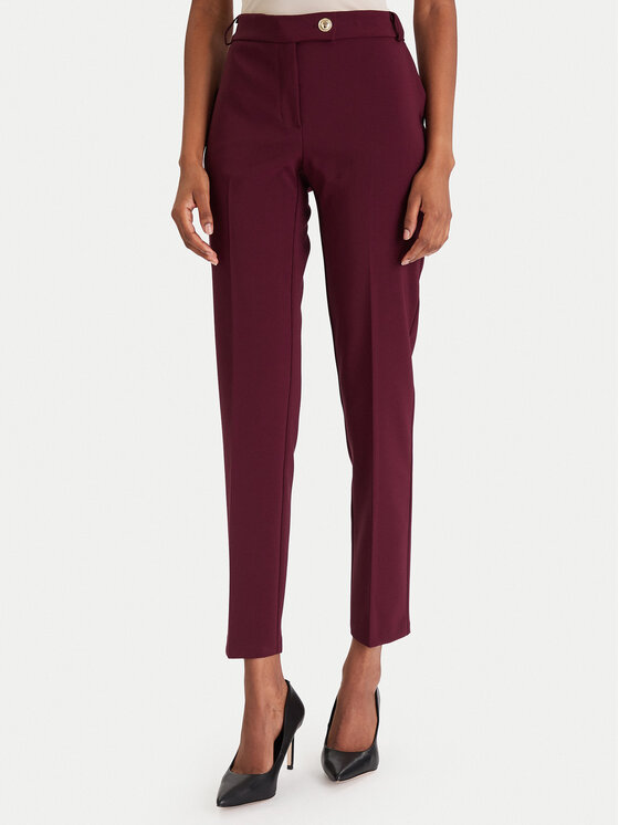 Rinascimento Rinascimento Pantaloni chino CFC0126225003 Bordeaux Slim Fit