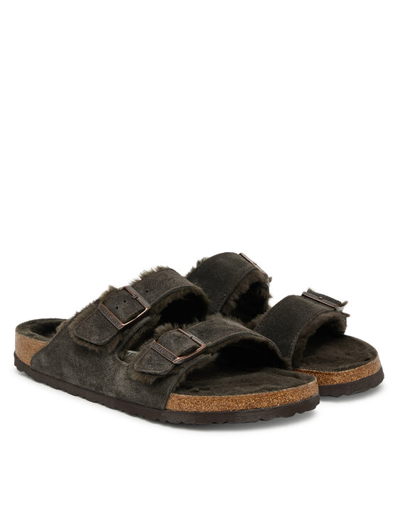 Birkenstock Birkenstock Παντόφλες Arizona Shearling 1020566 Καφέ