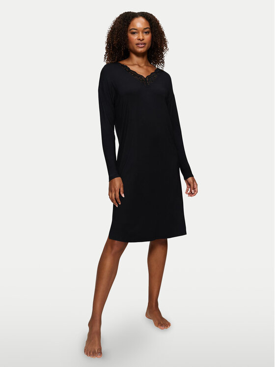 Triumph Camicia da notte Timeless Sensuality 10221120 Nero Modivo