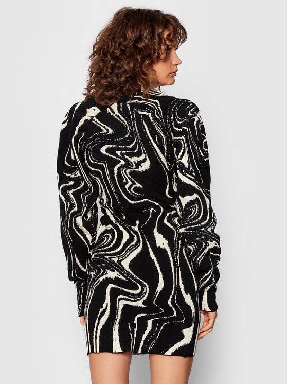 Vestito di maglia Kendra RT660 Nero Slim Fit