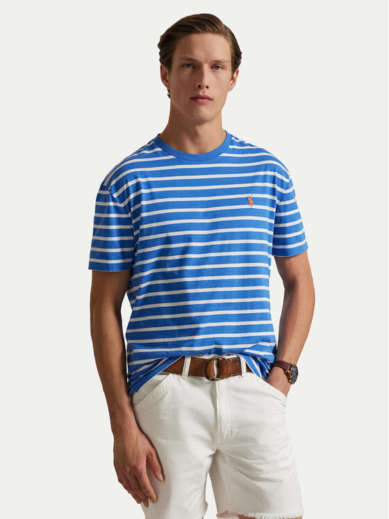 Polo Ralph Lauren Polo Ralph Lauren Majica 710938134006 Modra Slim Fit