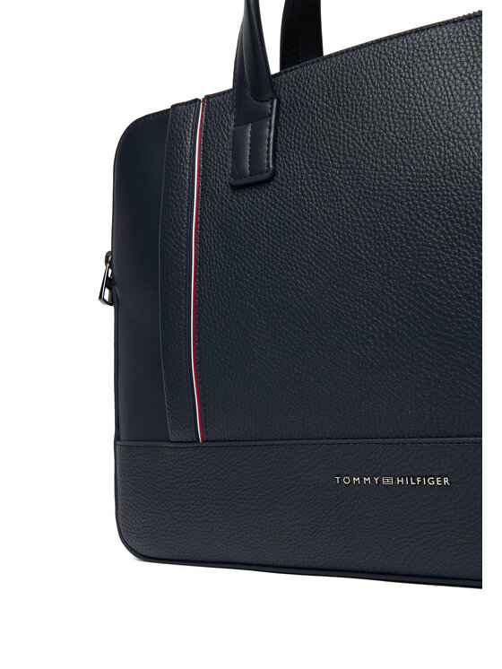 Tommy Hilfiger Tommy Hilfiger Geantă pentru laptop Th Central Slim Computer Bag AM0AM13631 Bleumarin