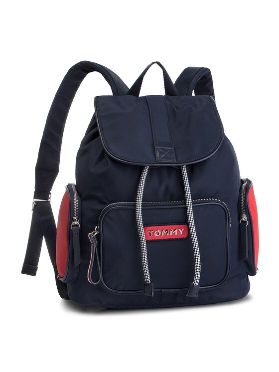 Tommy Hilfiger Sac a dos Varsity Nylon Backpack AW0AW06122 Bleu marine Modivo