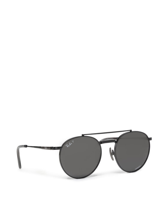 Round titanium ray ban best sale