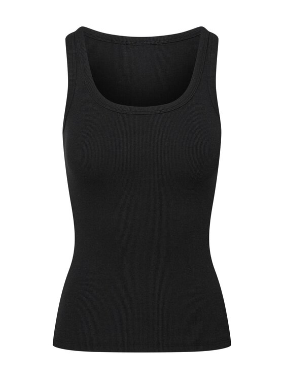 Esotiq Esotiq Top 44252 Czarny Regular Fit