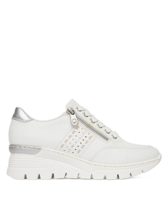 Sneakers Rieker N8321-80 Alb
