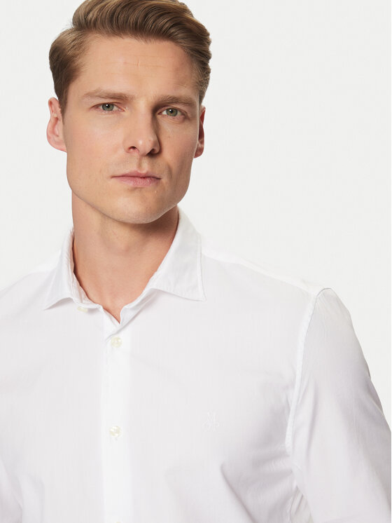 Marc O'Polo Marc O'Polo Πουκάμισο B21750442256 Λευκό Regular Fit