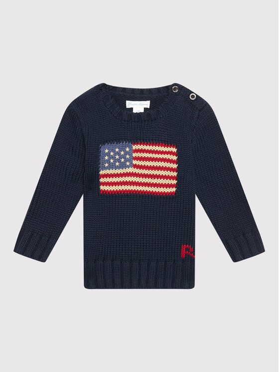 Polo Ralph Lauren Polo Ralph Lauren Πουλόβερ Hunter 320668285001 Σκούρο μπλε Regular Fit