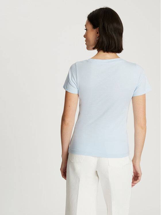 Cross Jeans Cross Jeans T-Shirt 56176-071 Niebieski Regular Fit
