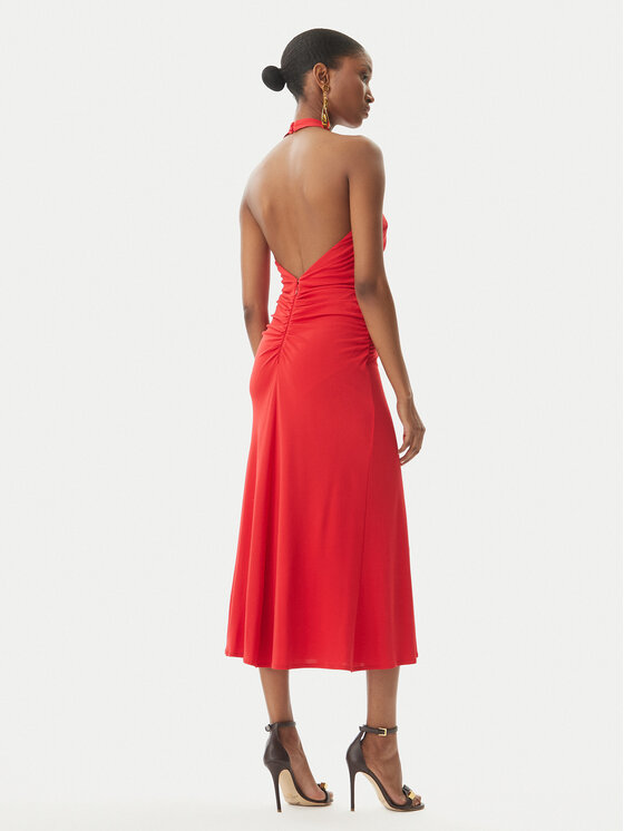 Elisabetta Franchi Elisabetta Franchi Kokteilikleit AB71952E2 CG5 Punane Regular Fit