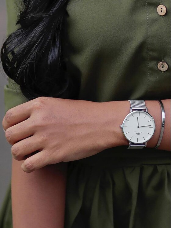 Daniel Wellington Daniel Wellington Ročna ura Petite DW00100306 Srebrna