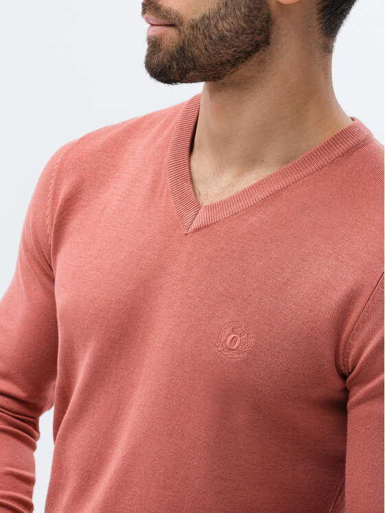 Ombre Ombre Svetr E191 Růžová Regular Fit