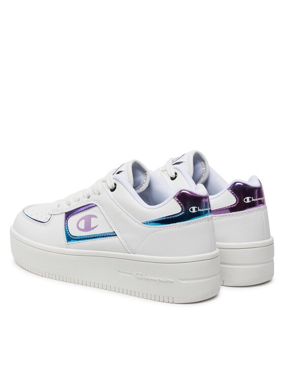 Champion Champion Sneakersy Foul Play Plat Element Slick Low Cut Shoe S11670-CHA-WW009 Bílá