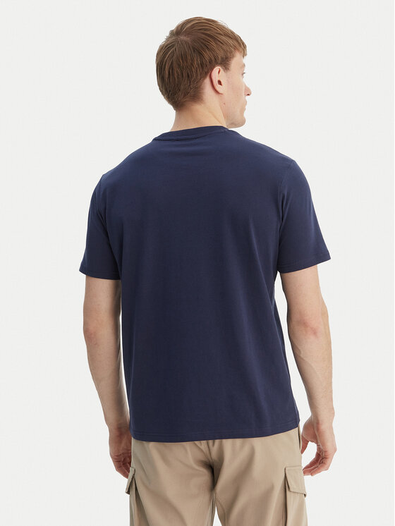 Napapijri Napapijri T-Shirt S-Phos NP0A4G5A Dunkelblau Relaxed Fit