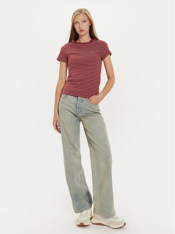 Levi's® Levi's® T-Shirt Essential Housemark 000KK-0005 Κόκκινο Slim Fit