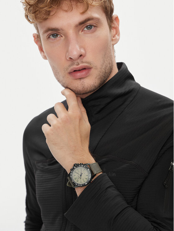Timex Timex Часовник Tide-Temp-Compass 43mm TW2V21800 Черен