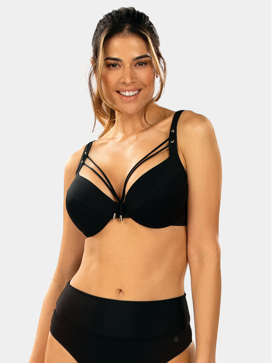 Feba Feba Bikini pezzo sopra F155 Nero