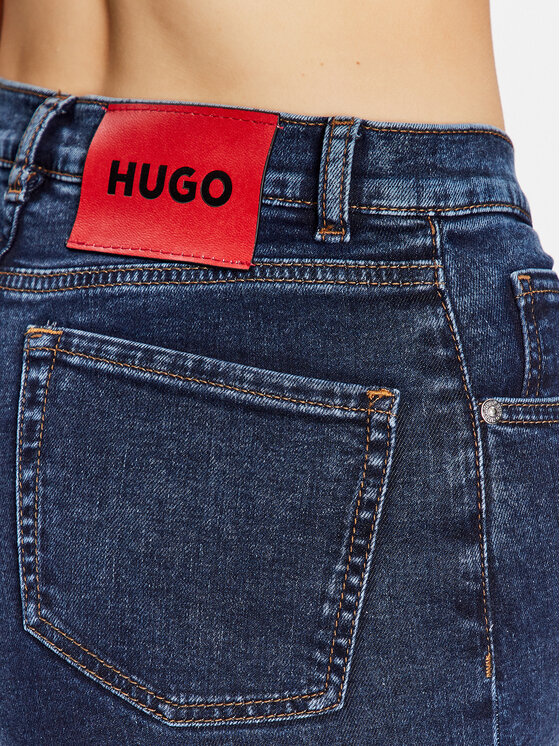 HUGO Hugo Džínsy 50486390 Modrá Modern Fit