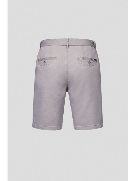 Lancerto Lancerto Szorty materiałowe Vaasa SZO082125000006 Szary Regular Fit