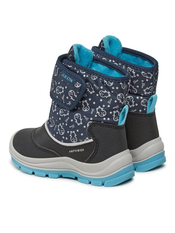 Geox Geox Schneeschuhe B Flanfil Girl B Abx B263WG 0BCMN CF4N4 S Dunkelblau