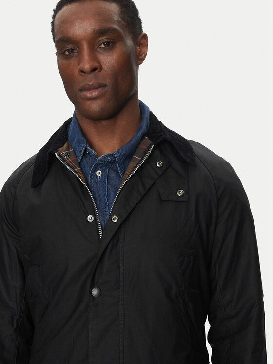 Barbour Barbour Bunda pro přechodné období Ashby MWX0339BK72 Černá Tailored Fit