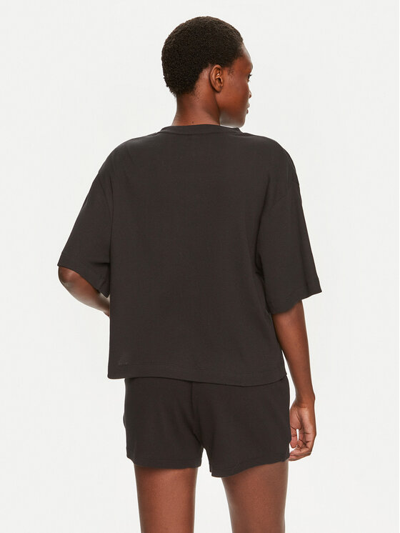 BOSS Boss Pidžama Betty 50520249 Crna Relaxed Fit