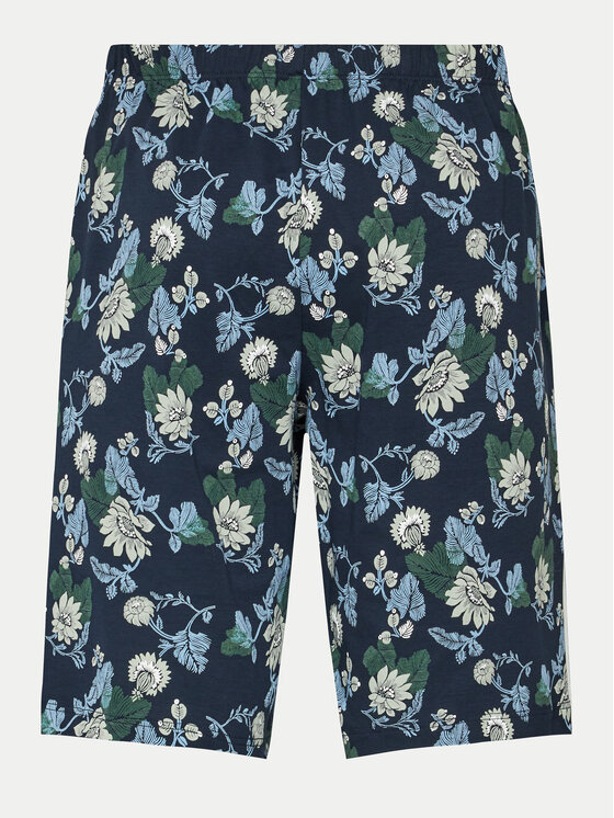 Hanro Hanro Pyjama Night & Day 75137 Dunkelblau Relaxed Fit
