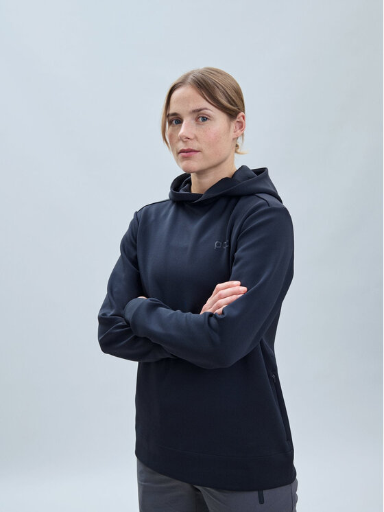 POC POC Bluza techniczna W's Poise Hoodie Czarny Regular Fit