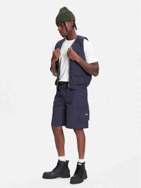 Robe di Kappa Robe di Kappa Σορτς υφασμάτινο Giovani 67124BW Σκούρο μπλε Regular Fit