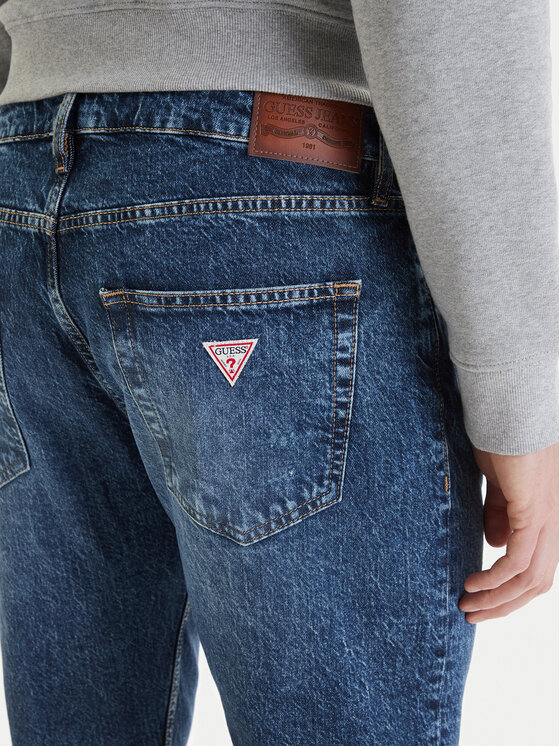 Guess Jeans Guess Jeans Traperice M6GA1C D5M5C Plava Relaxed Fit