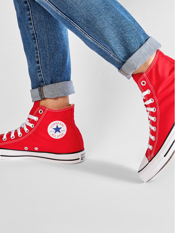 Converse rouge on sale all star