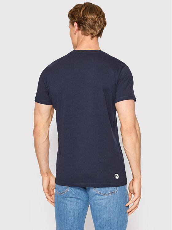 Pepe Jeans Pepe Jeans T-shirt Alfie D PM508259 Tamnoplava Slim Fit