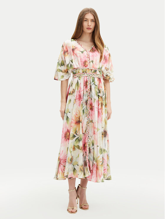 Guess Guess Každodenní šaty W5PK1Z WHHF0 Barevná Regular Fit