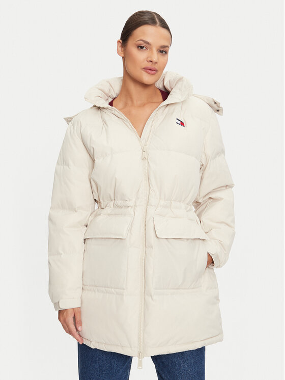 Tommy Jeans Tommy Jeans Pernata jakna Alaska DW0DW18821 Bež Regular Fit