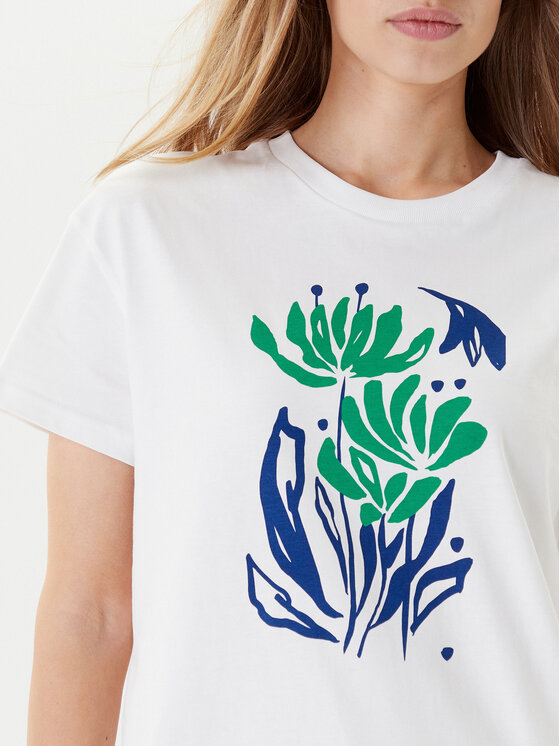 United Colors Of Benetton United Colors Of Benetton T-shirt 3BL0D10AK Bijela Regular Fit